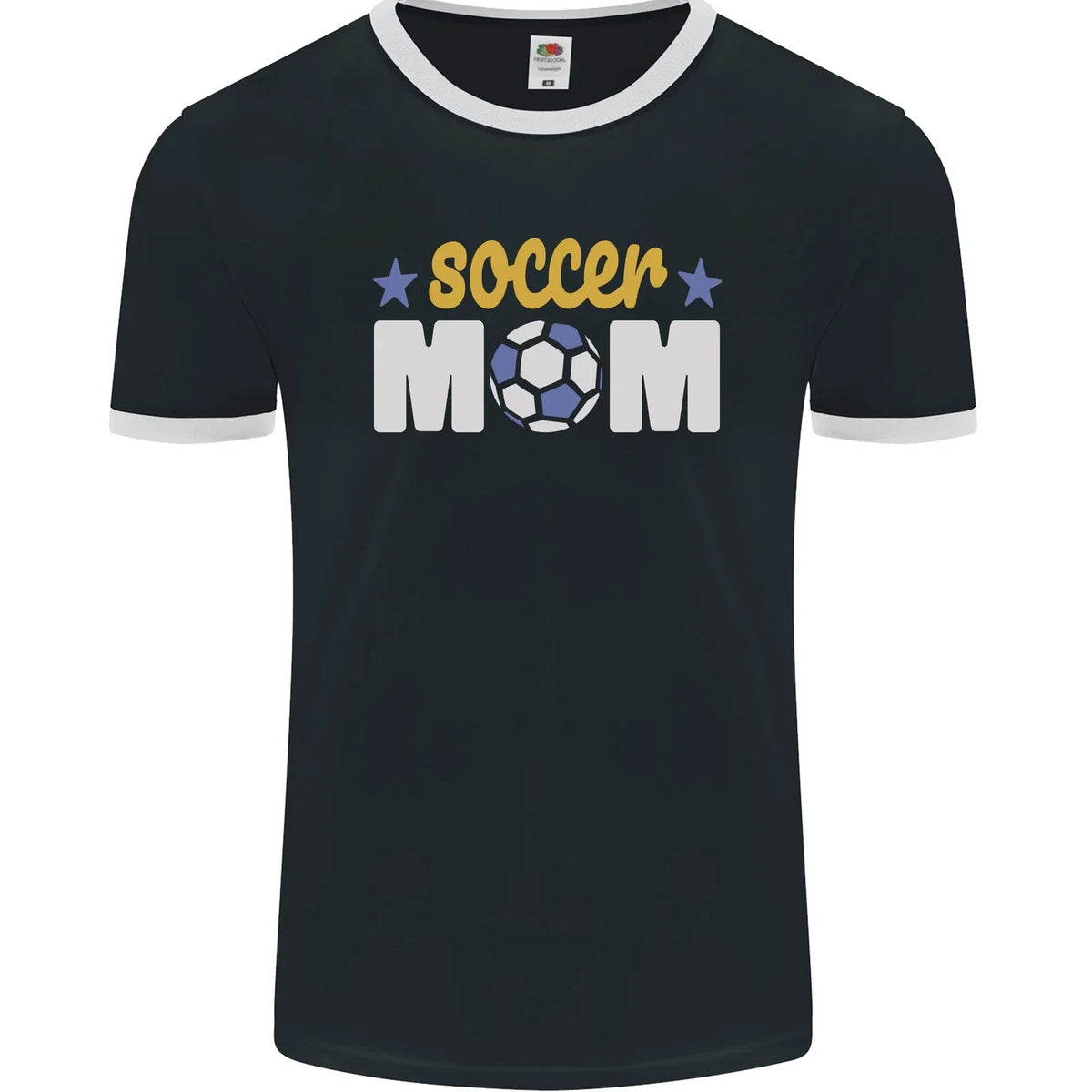 Soccer Mum Mom Mens Ringer FotL Unisex