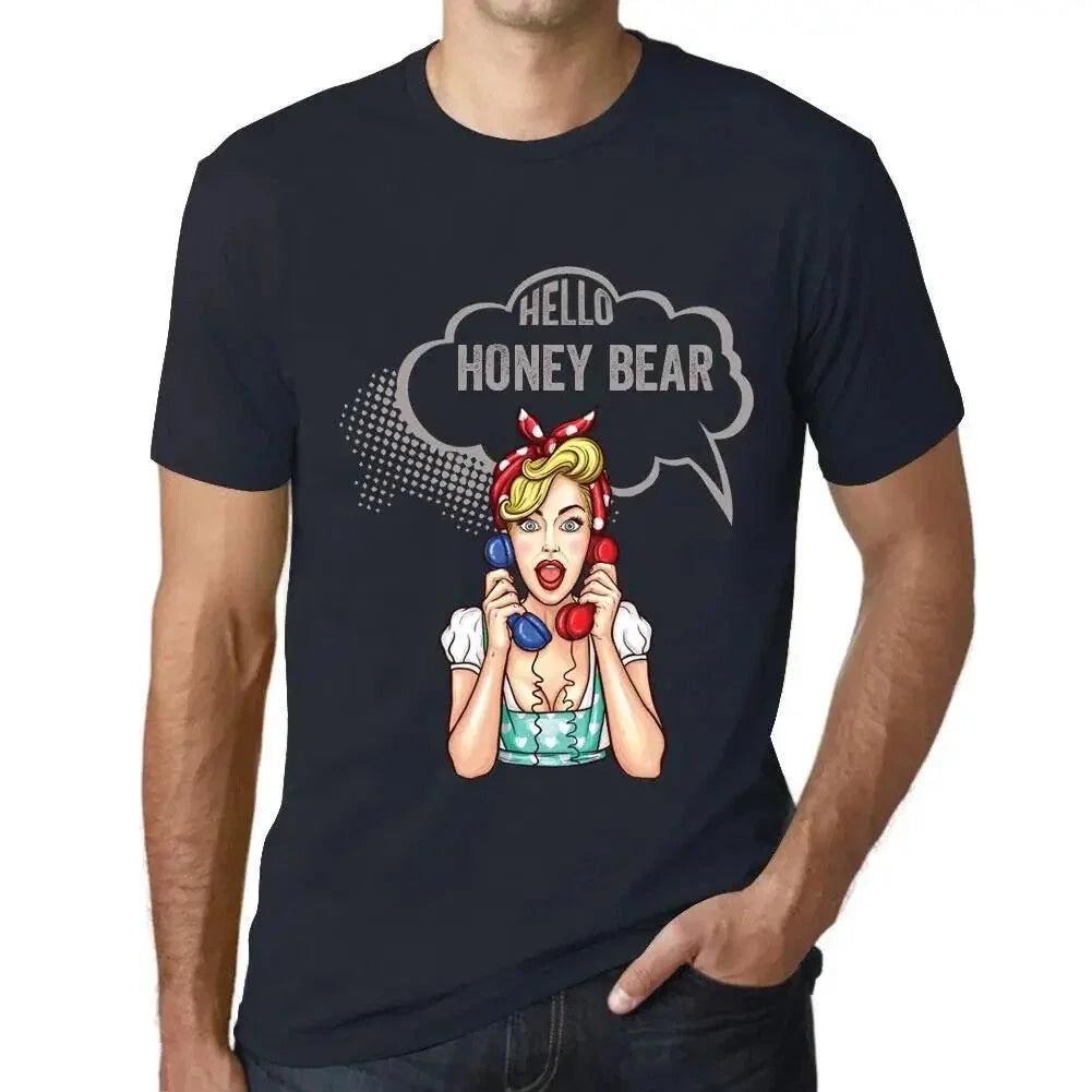 Men's Graphic Hello Honey Bear - Hello Honey Bear - Eco Responsible Unisex