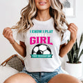 Just a Girl Soccer , Unisex Athletic Shirt, Sports Tee, Soccer [...] Unisex