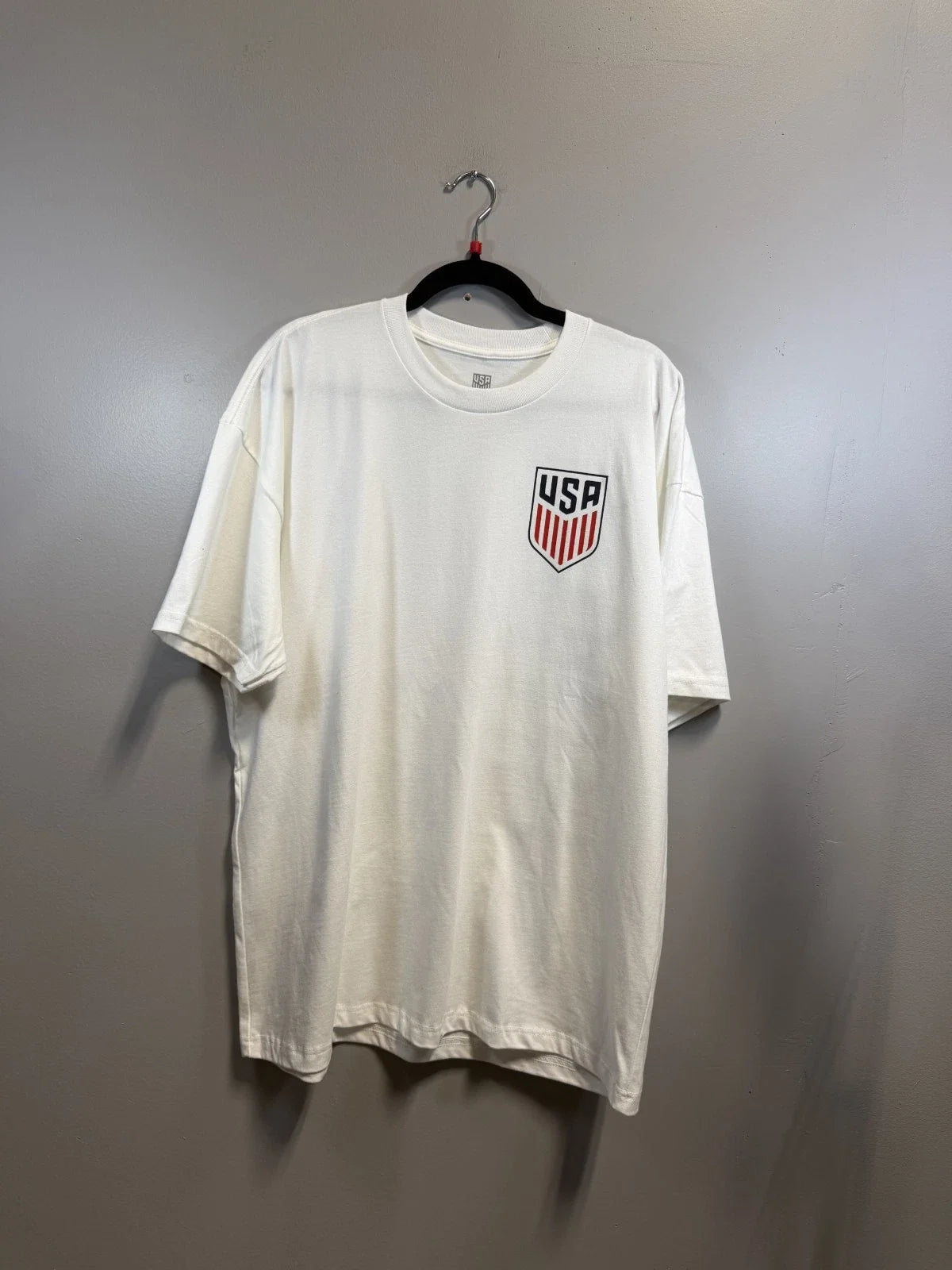 [Clothing Sample] Men's U.S. Soccer White Size: Large Unisex