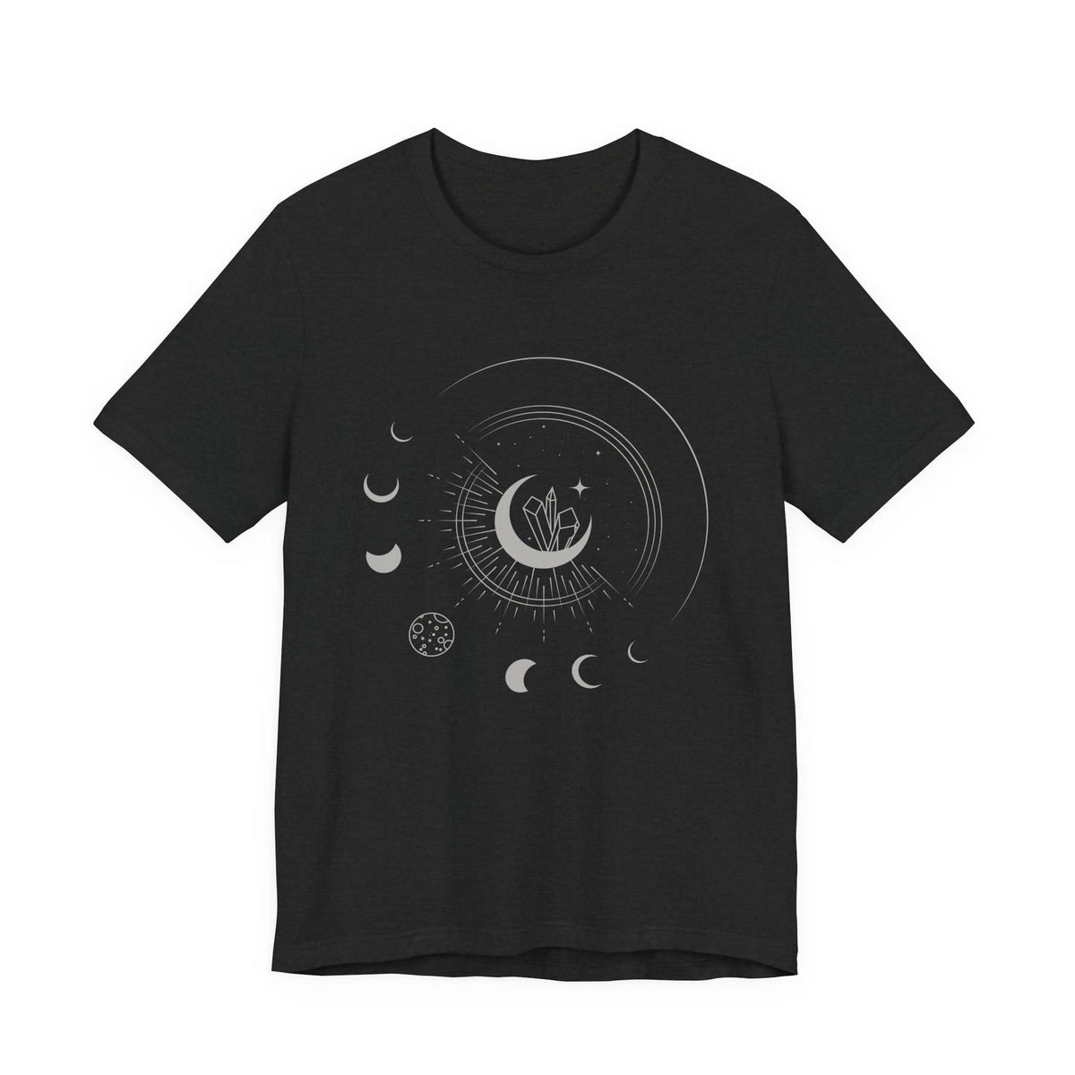 Celestial Moon Phases Tee | Mystic Crescent & Stars