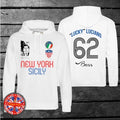 Lucky Luciano Italy USA Football Long Sleeve , Soccer, New York, Mob Unisex