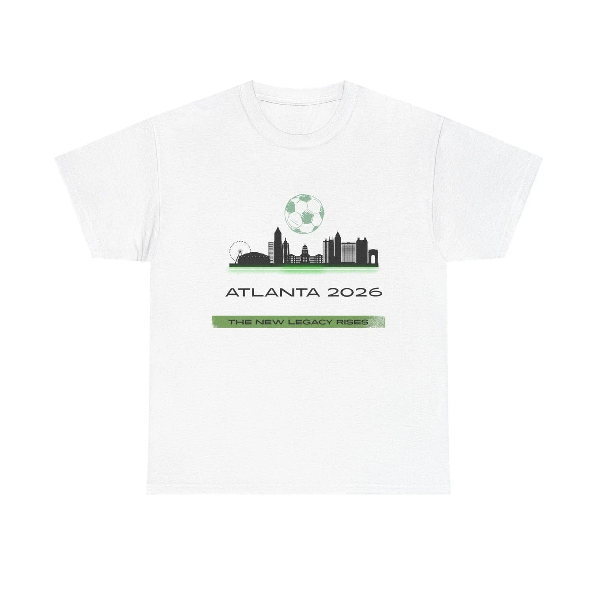 Atlanta 2026 Soccer Skyline Graphic New Legacy Rises Unisex Tee Unisex