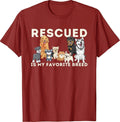 Rescued is My Favorite Breed - Animal Rescue T-Shirt