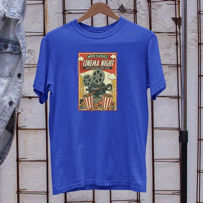 Vintage Cinema Night Movie Classics Retro Film Cinema Fan Gift Unisex