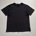 Vintage Sun Faded Black Blank T Shirt Mens Small Cotton Y2K Short Sleeve Rare