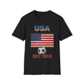 USA Flag Soccer | Nations Heritage Collection | Vintage Unisex