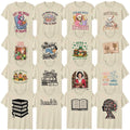 Novelty Librarian Adult T-Shirt Booktrovert Book Lover Gift