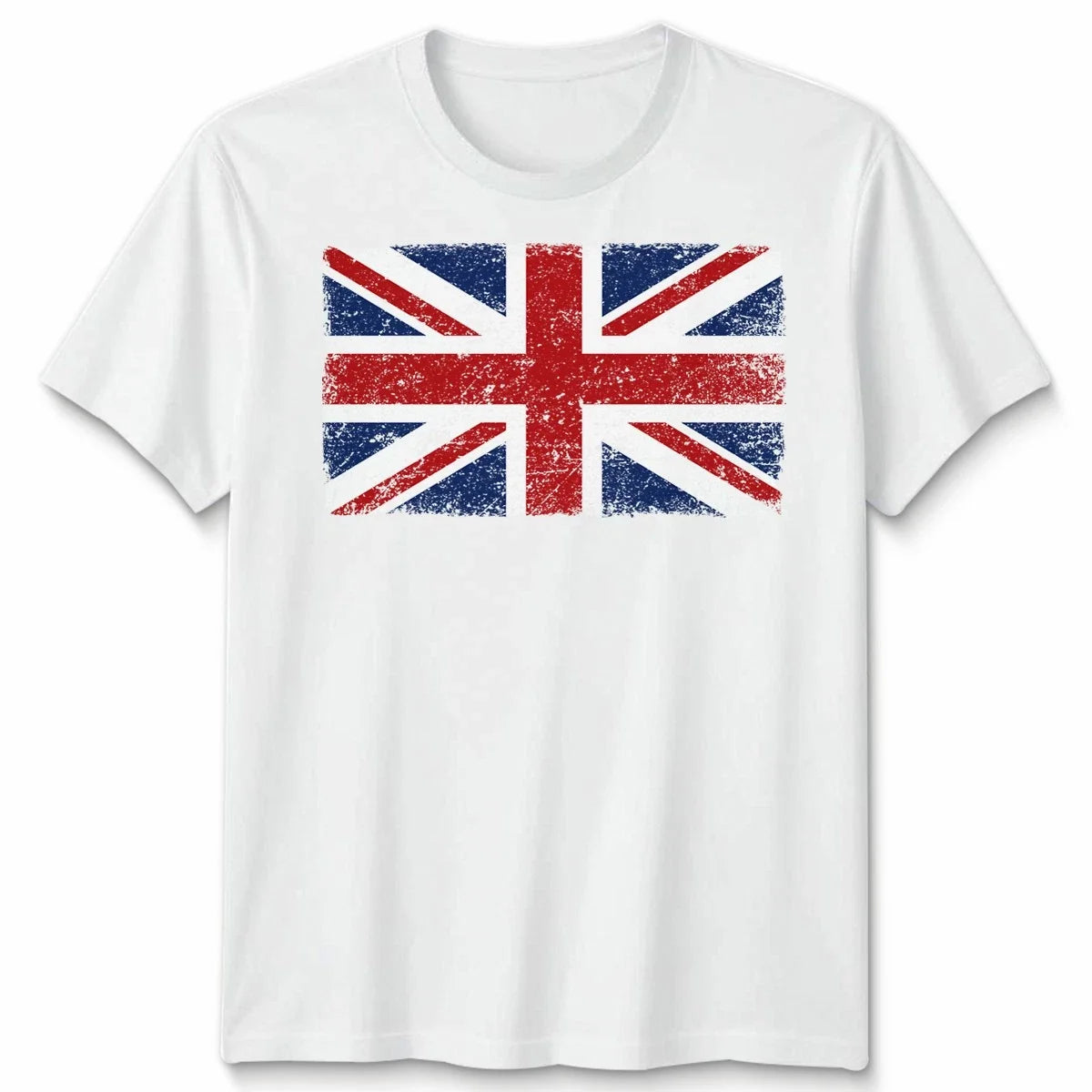 Unisex Soccer Team Football T Shirt Union Jack UK Flag School Parties Top Unisex