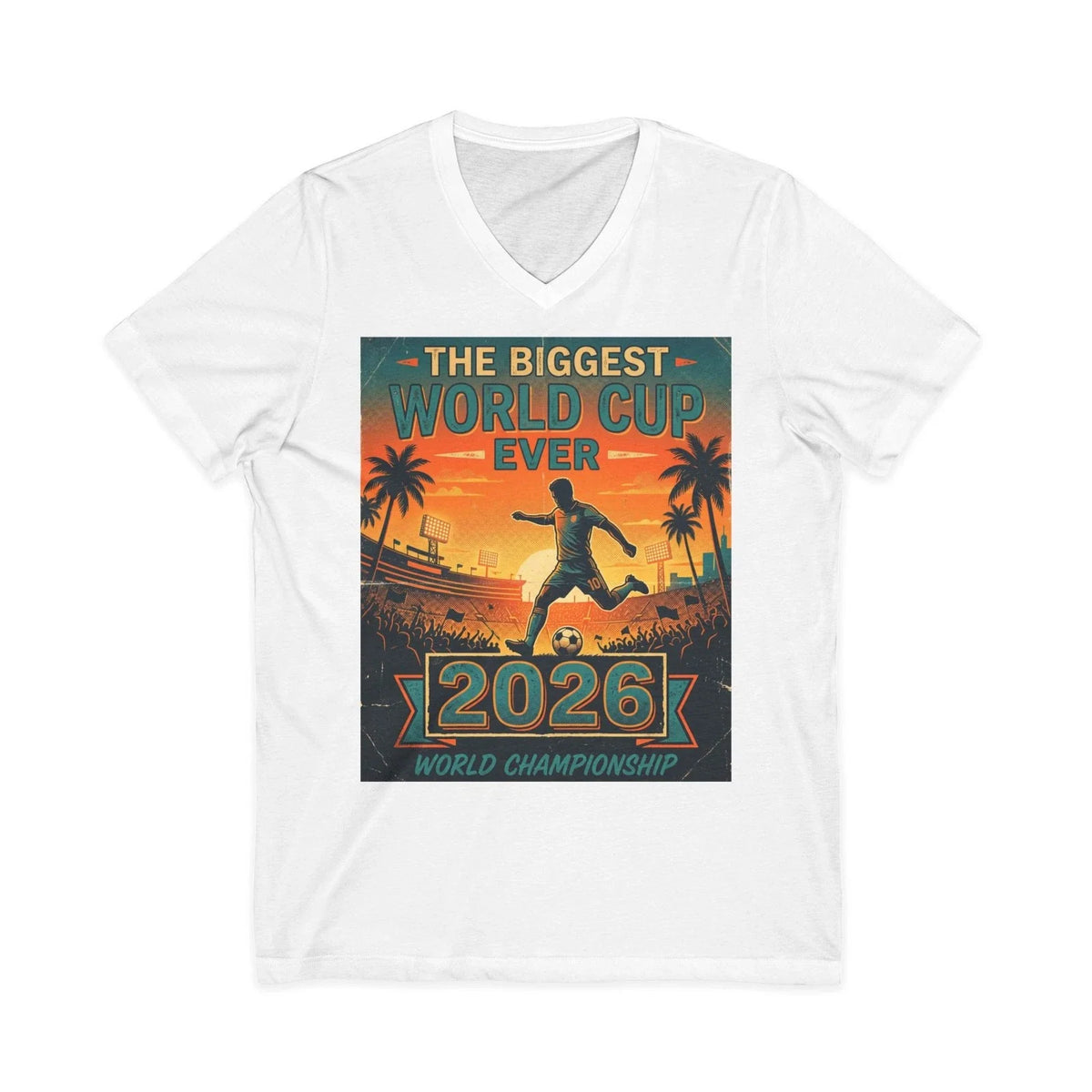 2026 World Cup Soccer Silhouette Tee | The Biggest World Cup Ever Unisex