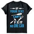 Personalised If Grandad Cant Fix It Fathers Day Gift Mens s Top #FD -a Unisex
