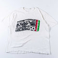Vintage Italia 1990 World Cup Small Soccer Graphic Ciao VTG Unisex
