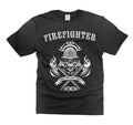 Mens Firefighter T-shirt Firefighter SKull Logo Shirt Firefighting Gifts For Men