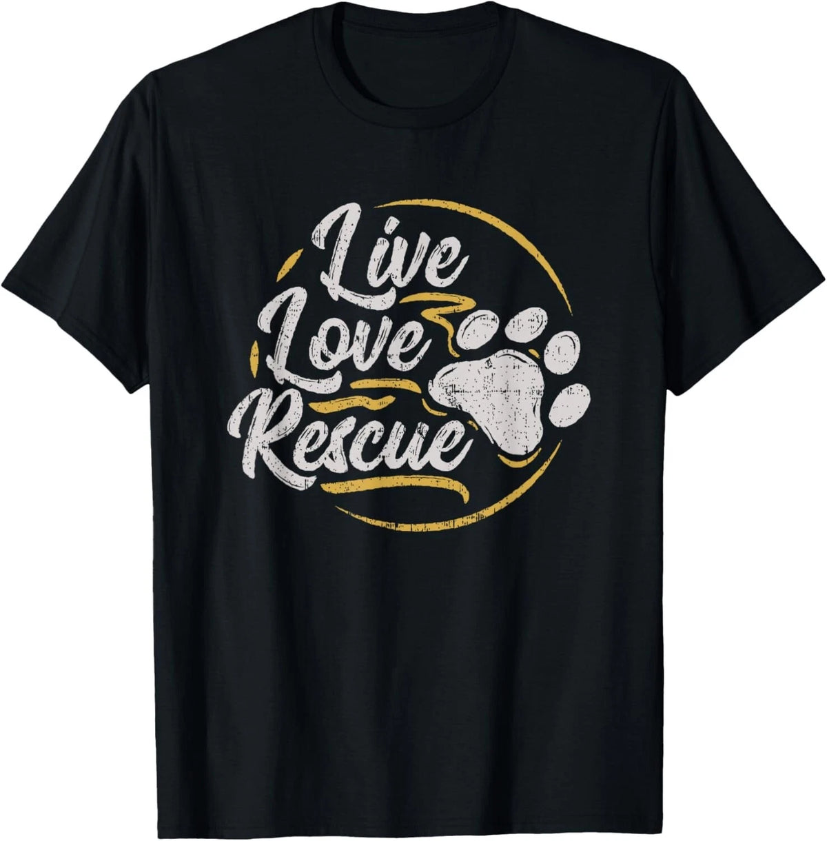 Live Love Rescue - Dog Lover Adopt a Dog Adoption T-Shirt T-Shirt
