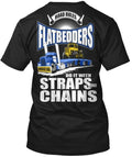 Trucker Flatbed Tractor Tee T-Shirt Made in the USA Size S to 5XL