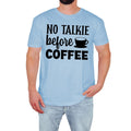 Funny Coffee Mens T-Shirt No Talkie Before Coffee Retro Gift For Him