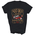Retired Firefighter Grandpa Vintage Fire Truck Shirt