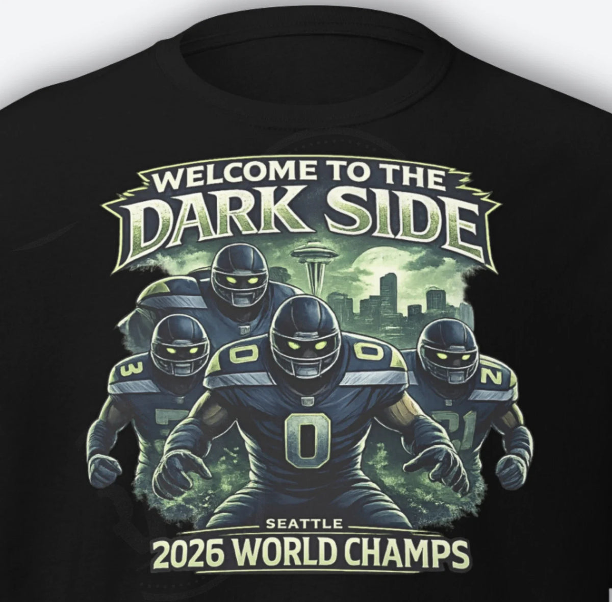 Seahawks World Champs Shirt THE DARK SIDE 2026 Champions Shirt Seattle Football Unisex