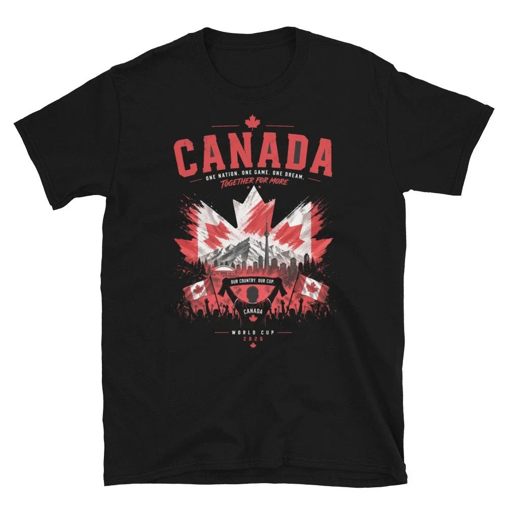 Canada Maple Glory World Cup Football Fan Red & White Edition Unisex