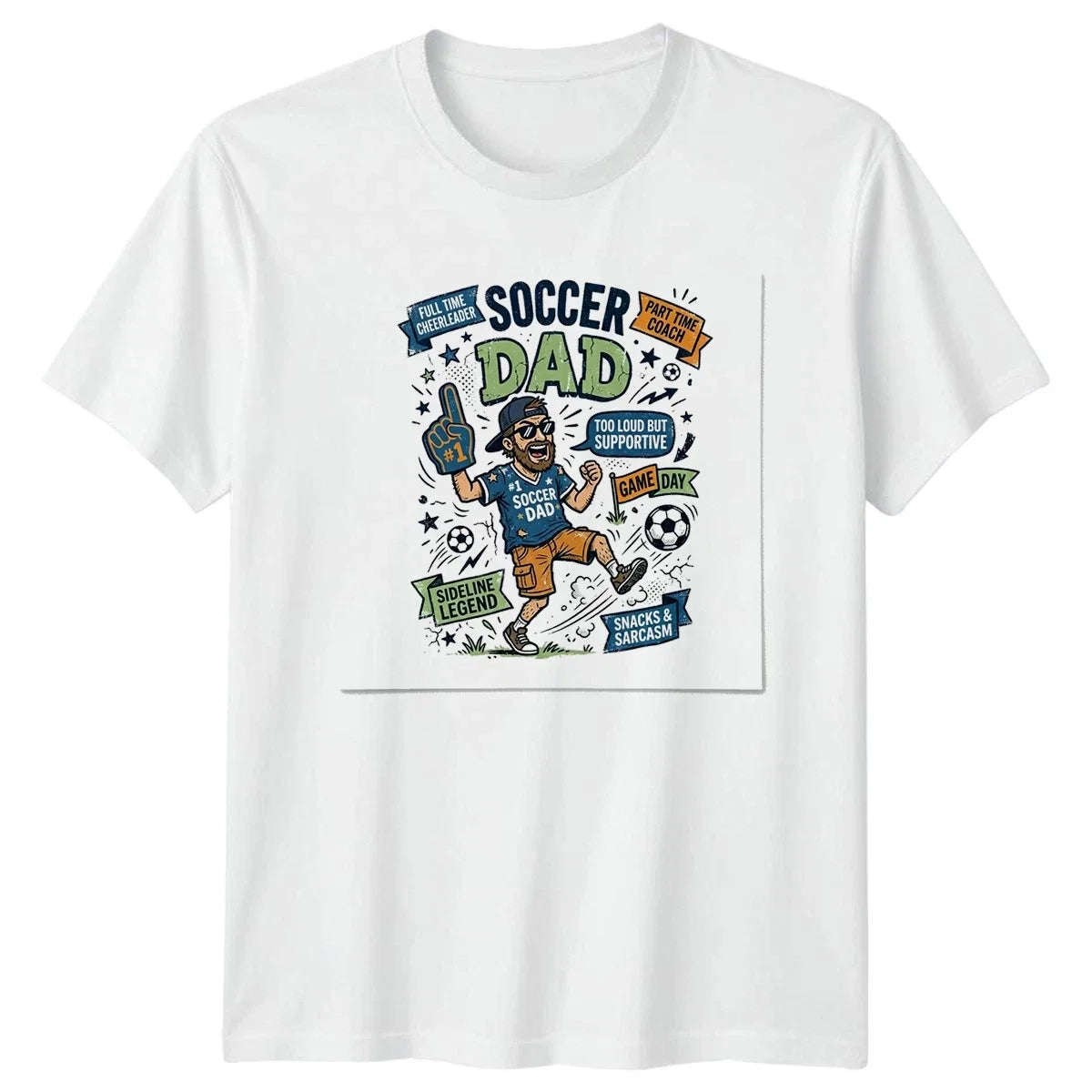 Soccer Dad Full Time Cheerleader Mens Soccer Dad Fathers Day Gift Unisex