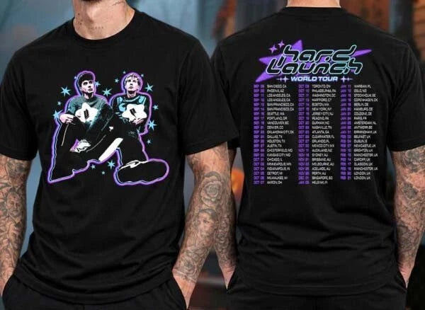 SALE! Dan And Phil Merch Hard Launch Tour 2026 2027 TwoSide reprint