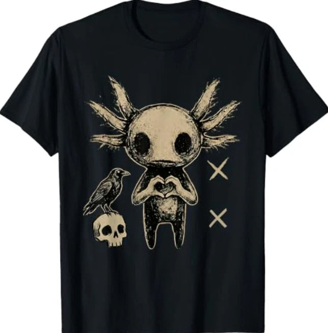 Axolotl Still Emo Raven Goth T-Shirt