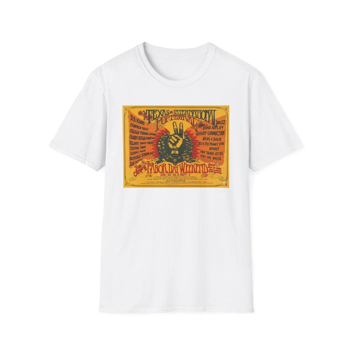 1969 Texas International Pop Festival Unisex Unisex