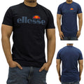 ELLESSE GINITI Mens T Shirt Crew Neck Short Sleeve Cotton Top Summer Holiday Tee Unisex