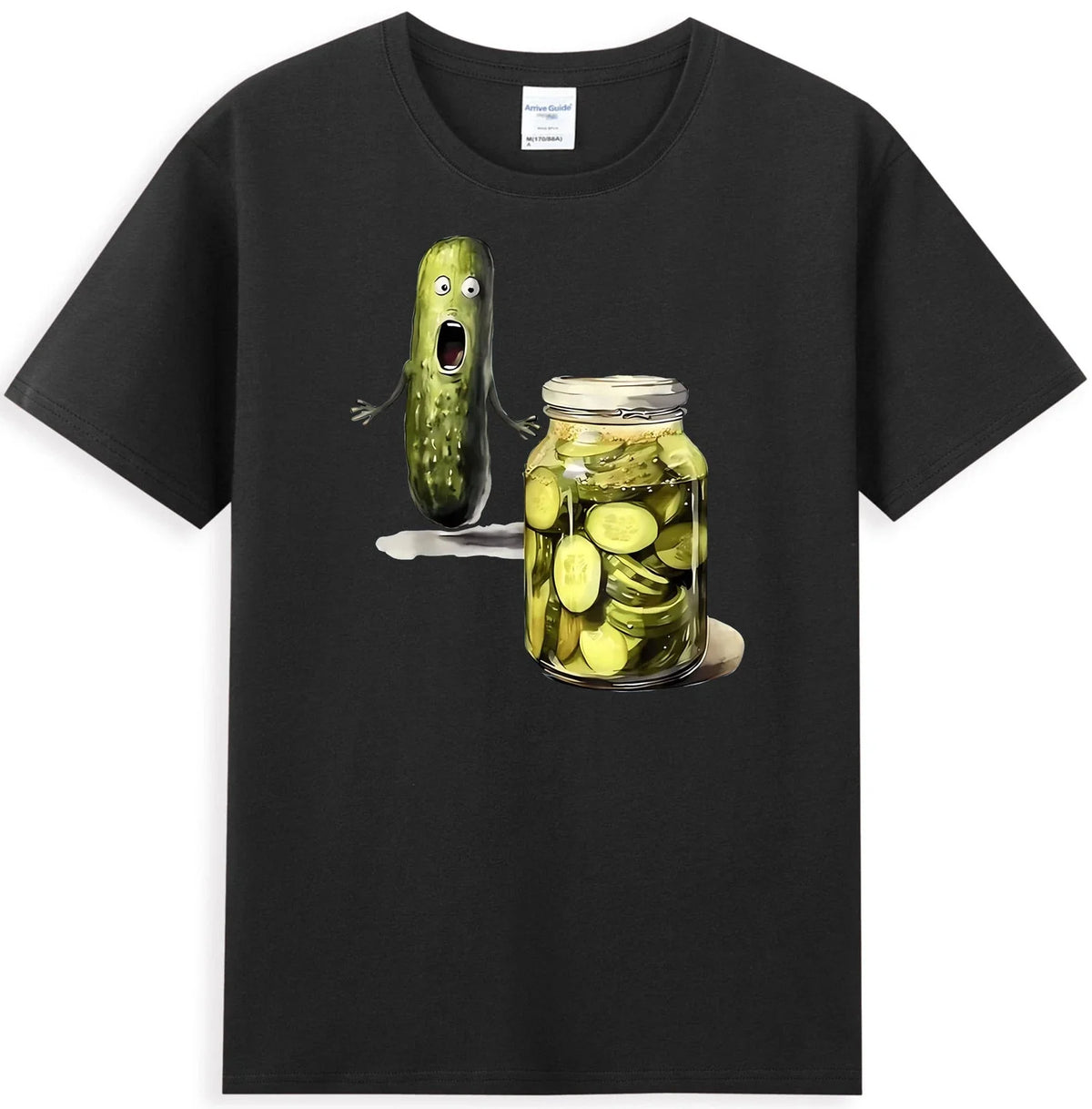 Pickle Surprise A Cucumber And A Jar Of Sliced Pickles Men's Unisex
