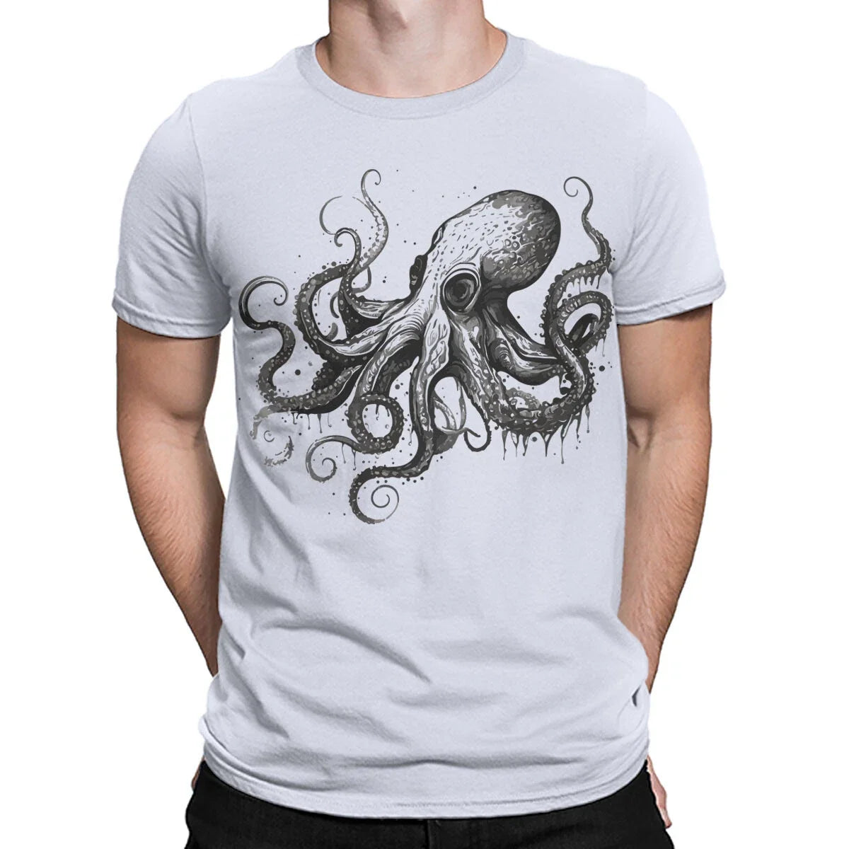 Edgy Octopus Graphic Unique Marine Life Design for Men and Women #TA-06 Unisex