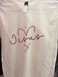 Jesus Heart Shirt | Cute Christian Shirt | Minimalist Jesus Shirt Unisex