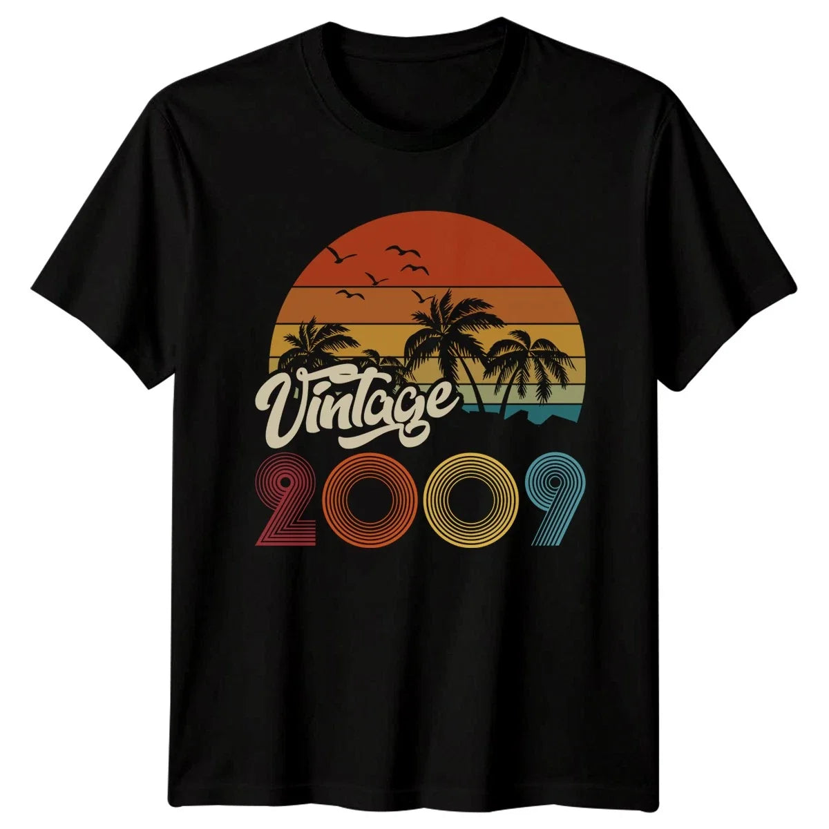 17th Birthday Vintage 2009 Birthday Party Gift Retro Tee For Men & Women Unisex