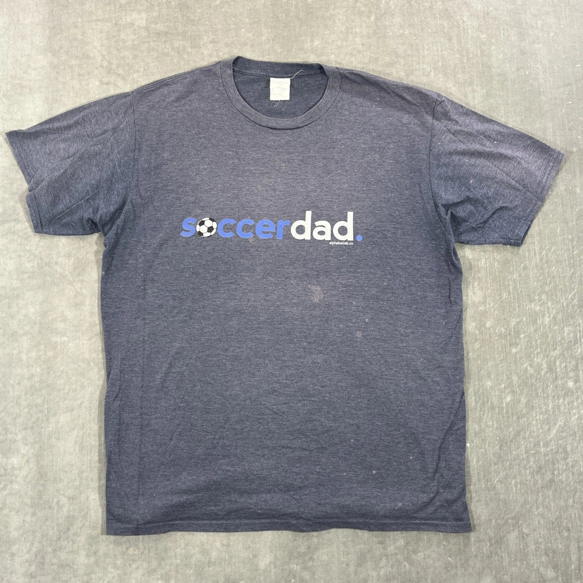 Soccer Dad Large Blue Short Sleeve Port & Company Unisex