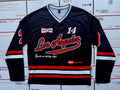 VTG 90’s Romwe Los Angeles #23 CHICAGO Sports Racing Hockey Jersey L/S L Unisex