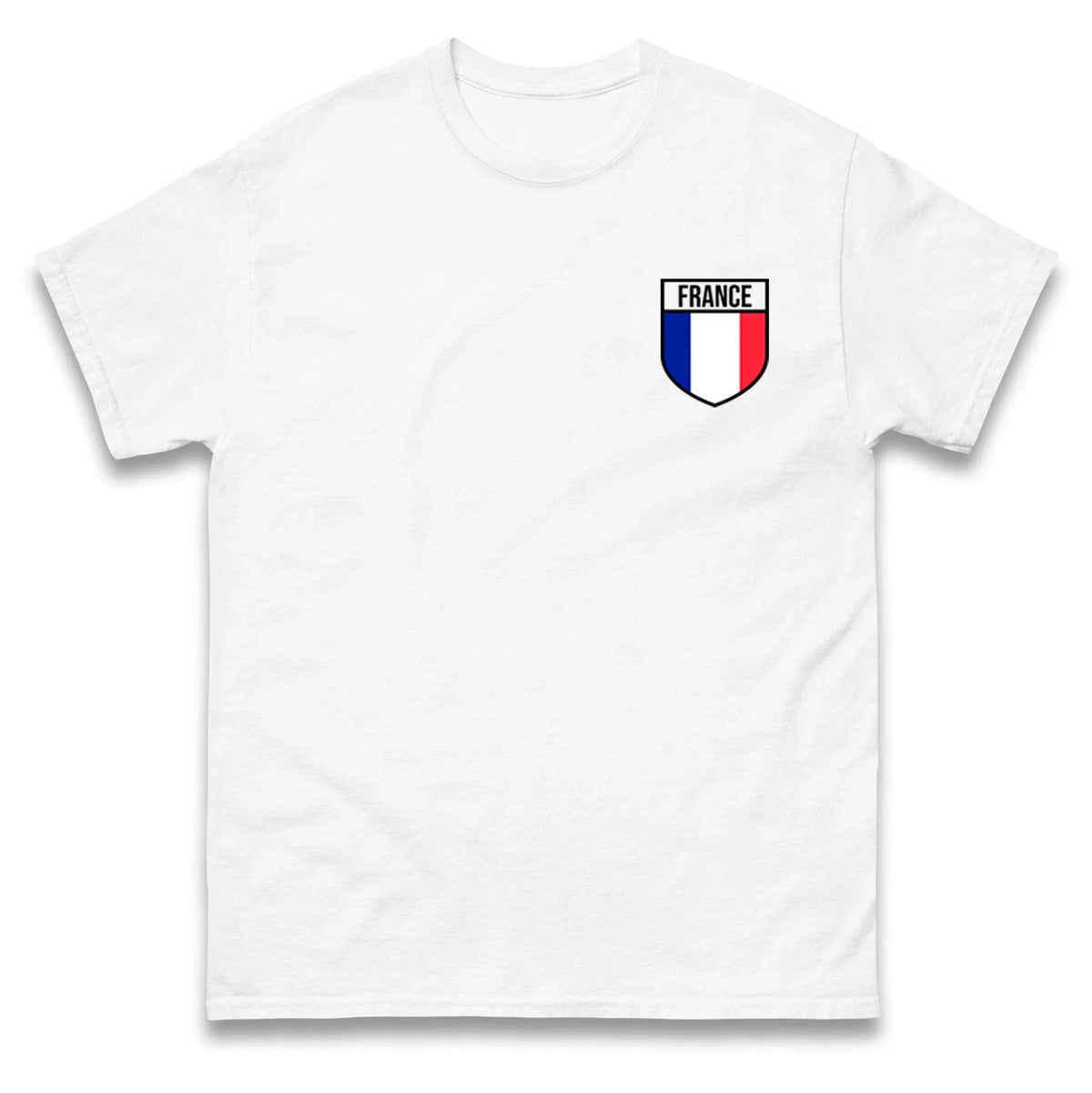 France Badge football T Shirt,Personalised football Tee,Custom Name & Number Top Unisex