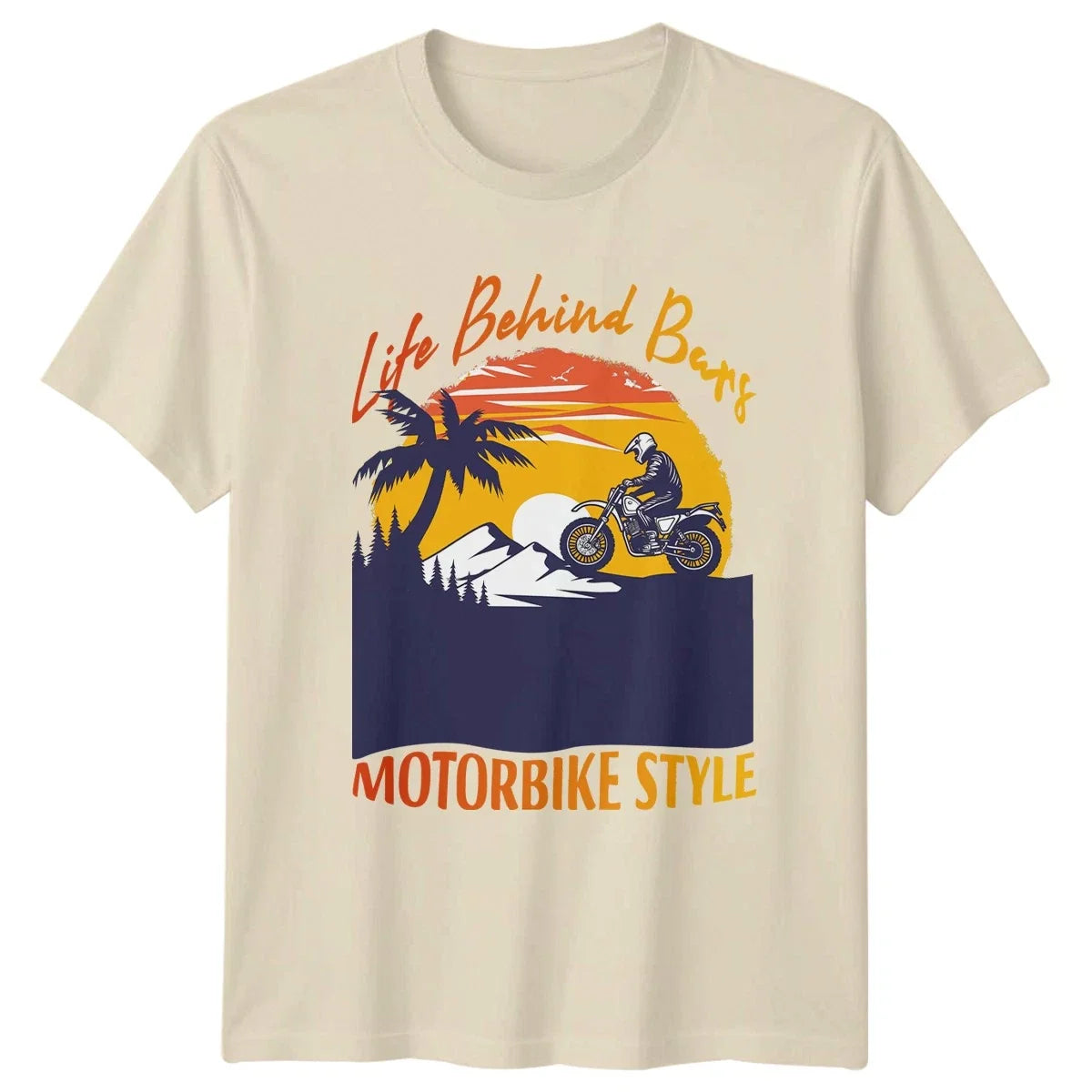 Life Behind Bars Motorbike Style Dirt Bike Riding Motorcycling Unisex