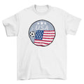 USA Football Retro Circle, Adults Kids Or Baby, World Cup 2026 America Unisex