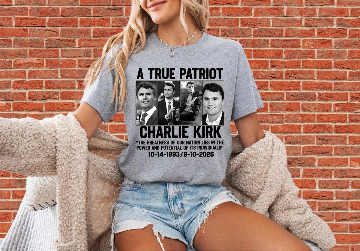 A True Patriot Charlie Kirk Unisex Tshirt Men Women Unisex N2 Unisex