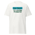 Fun Fact I'm Lowkey Awesome Funny T-Shirt Design - Flex Humble Brag Joke Tee Lit