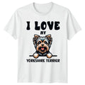 I Love My Yorkshire Terrier Yorkie Dog Birthday Gift For Him And Her Unisex