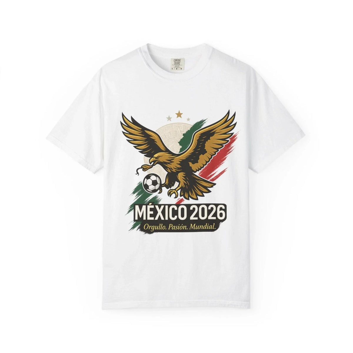 Mexico 2026 Eagle , Unisex Soccer Tee, Garment-Dyed Apparel, Sports [...] Unisex
