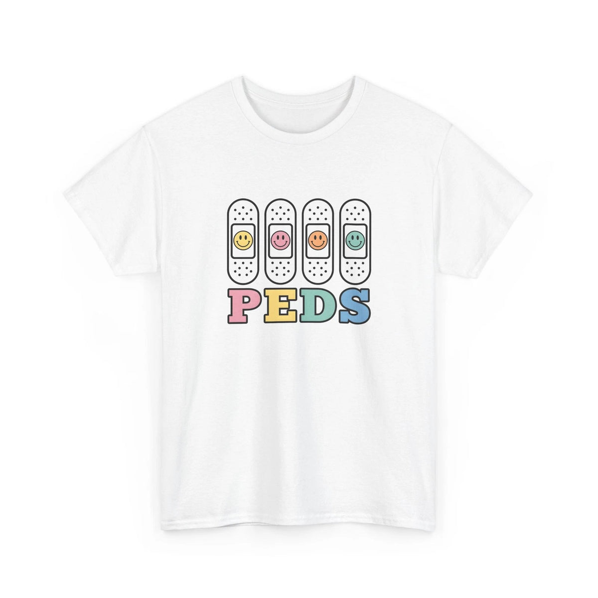 Bandage Happy Faces Shirt Nurses Children Gift Women Cartoon Tee Bandages