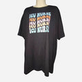 Smart Blanks Mens ICU Nurse Graphic Tee Black Cotton Jersey Crew Neck XL