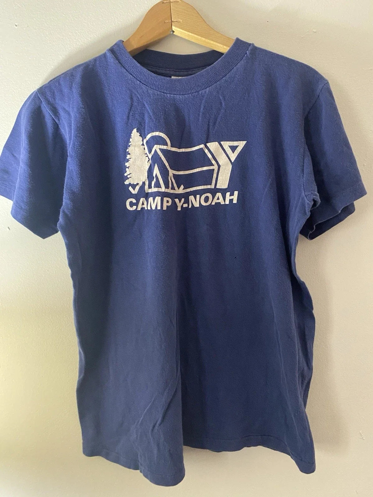 Vtg 1970s Camp Y-Noah T Shirt YMCA Sz M Unisex