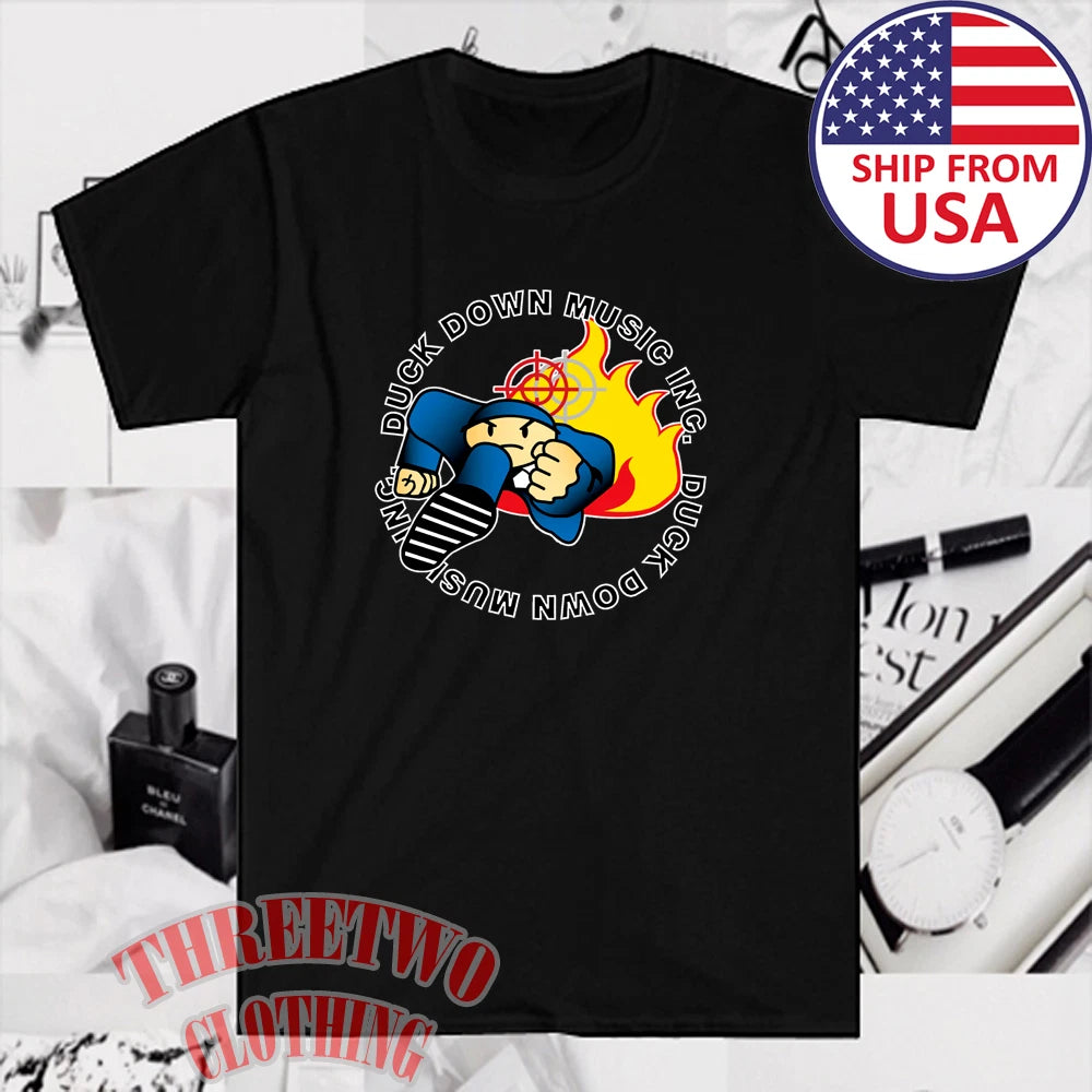 Duck Down Records Men's Black Size S to 5XL