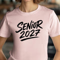 Senior 2027 Shirt, Class of 2027 Tee, Minimal High School Senior Year