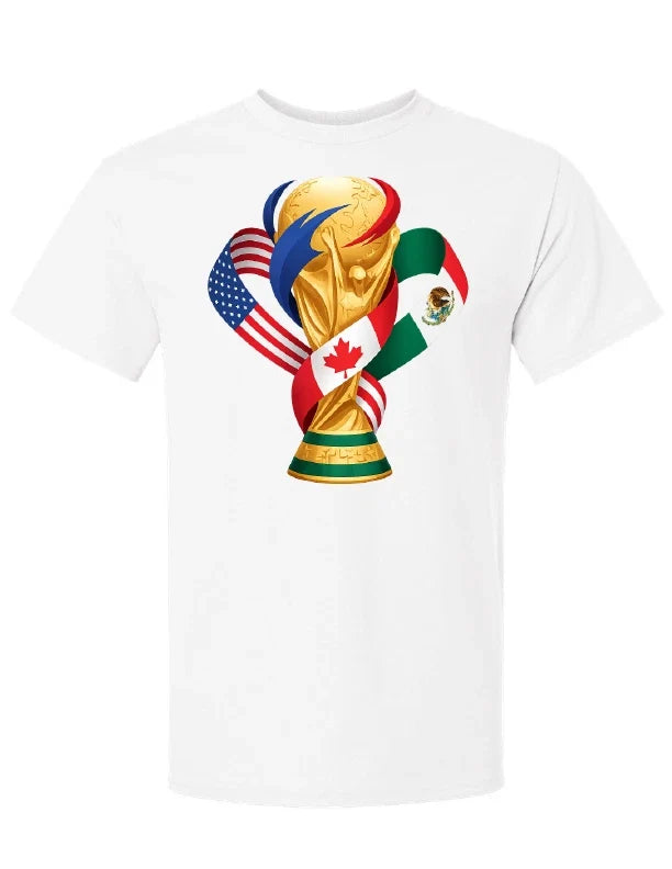 FIFA 2026 tee World Cup Soccer Graphic Tee USA Football Whiter tee Unisex