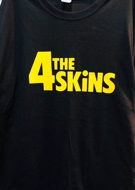 The 4 Skins : Band Logo : New (upto 5 XL size) :Punk, Oi, 4 skins Unisex