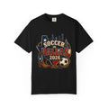 Soccer in Dallas 2026 | Texas Skyline, Cowboy Boot & Ball Unisex