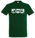 Eat Sleep Football Coach Fun Training Human Player Field Game Soccer Unisex
